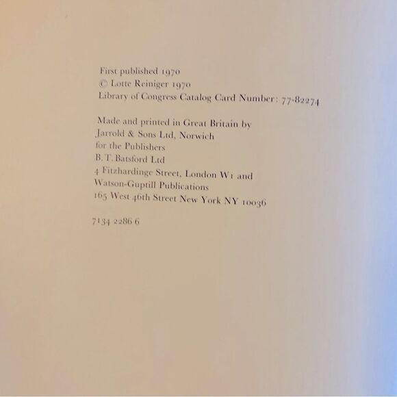 Shadow Theaters and Shadow Films Book 1979 DJ Worn - Picture 3 of 11